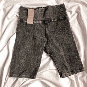 NWT Acid wash biker shorts